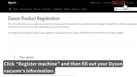 register dyson warranty|How to: Register your machine .